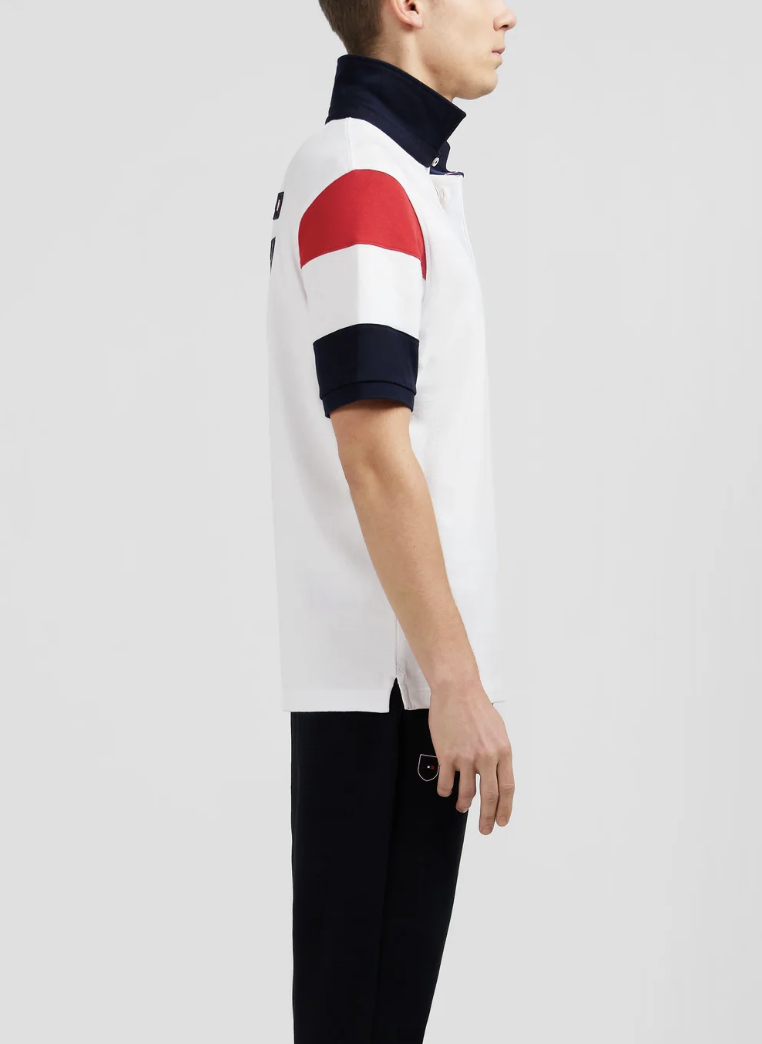 Maillot blanc broderies XV de France E24MAIMC0013/BC