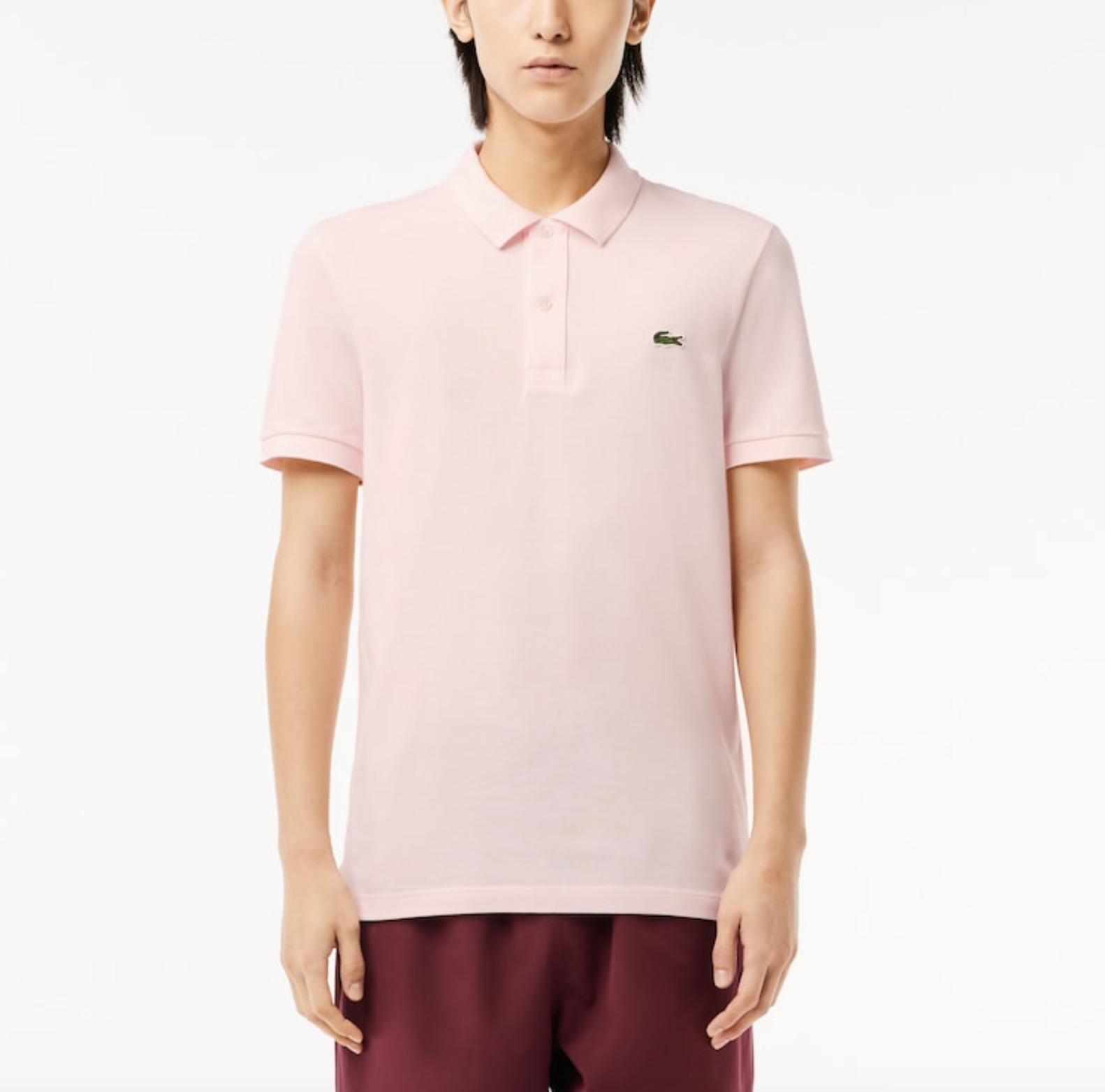 Polo rose clair slim PH4012